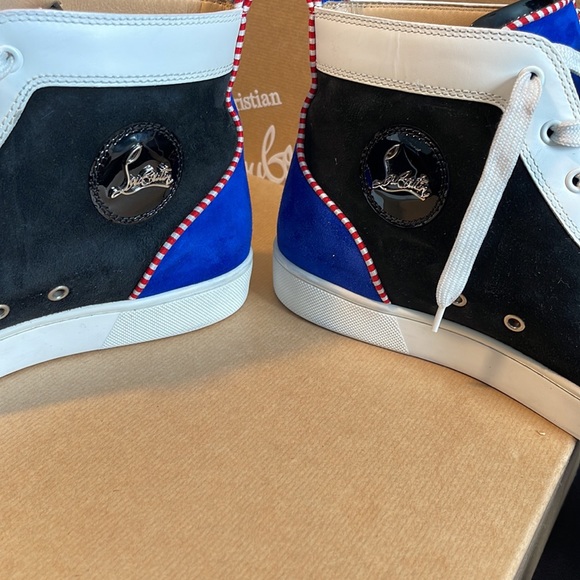 ✨HOST PICK✨ Men’s Navy Louis Flat High Tops - Picture 14 of 16